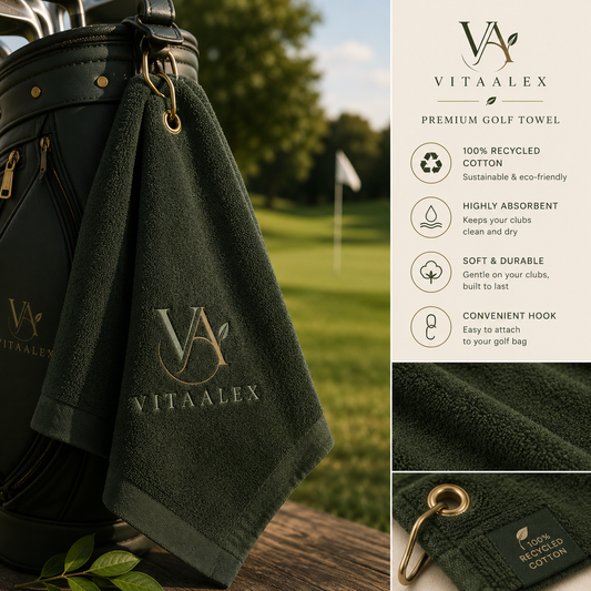 Vitaalex 100% Recycled Cotton Towel